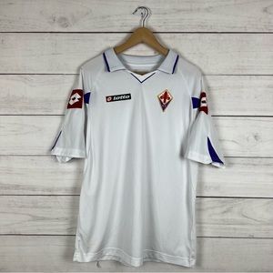 Vintage RARE Fiorentina Italy Soccer Lotto Jersey XL